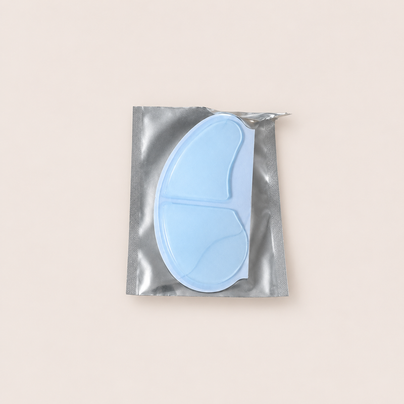 Abrí el sobre. Los gel pads vienen cerrados herméticamente para que no se sequen.